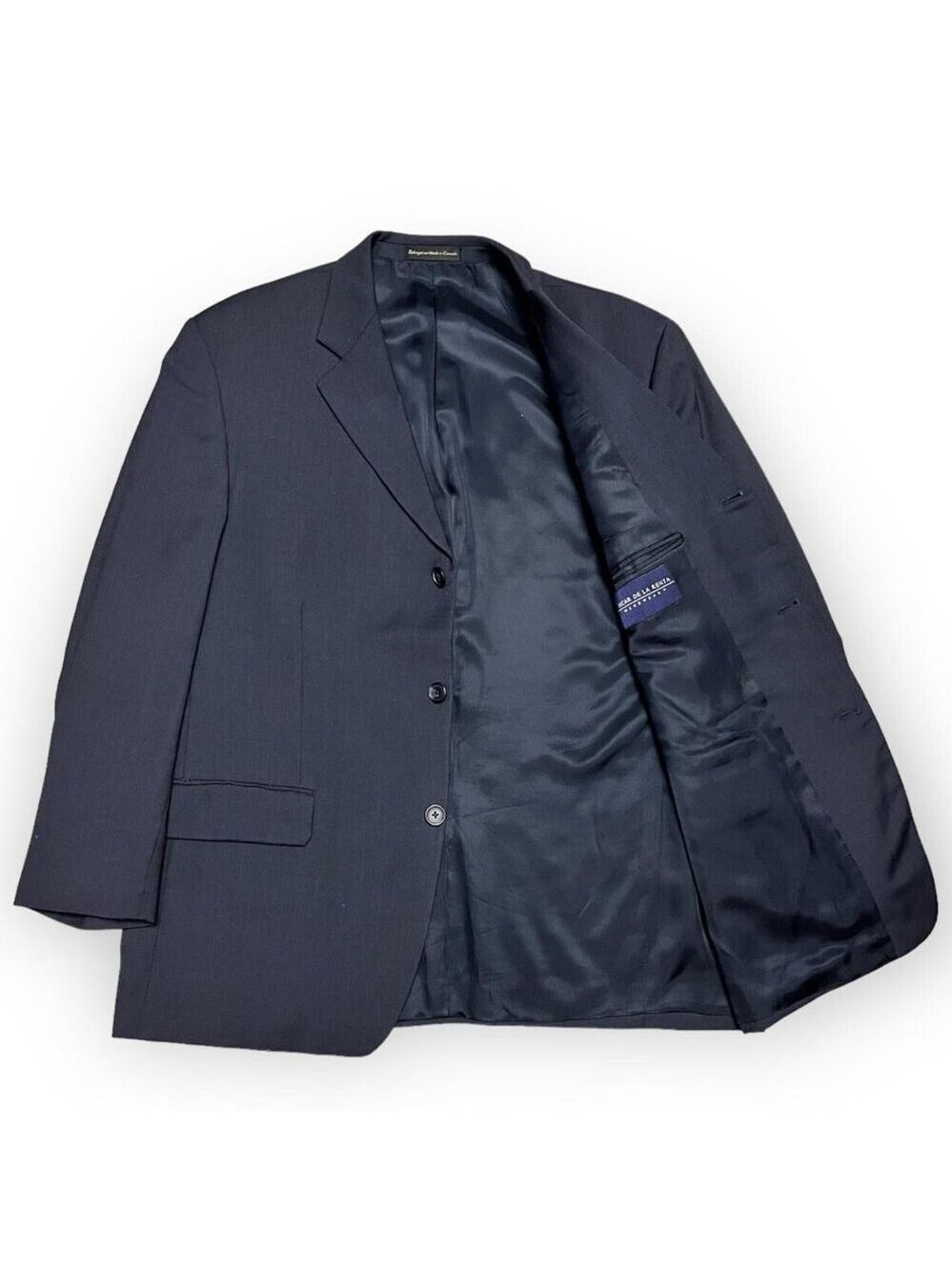 Oscar De La Renta PURE VIRGIN WOOL Luxury Designer Suit Jacket Blazer - Mens 42 - Picture 3 of 5